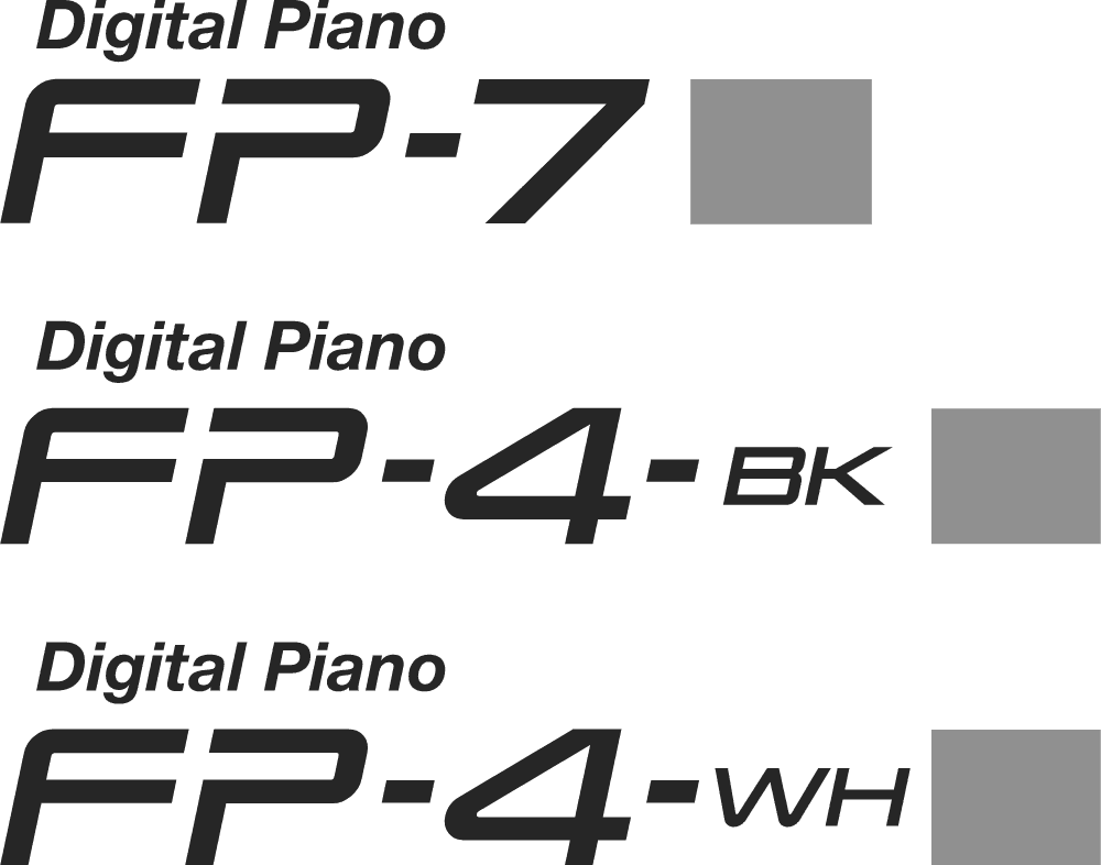 FP-7 FP-4 Digital Piano Logo download