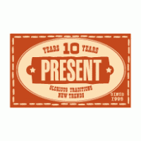 Present 10 years Logo download