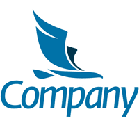 Company Eagle in Flight Logo Template download