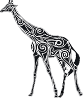 Giraffe Logo Template download