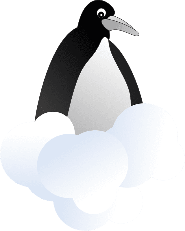 Ice Penguin Logo Template download