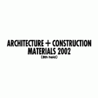 Architecture + Construction Materials 2002 Logo download