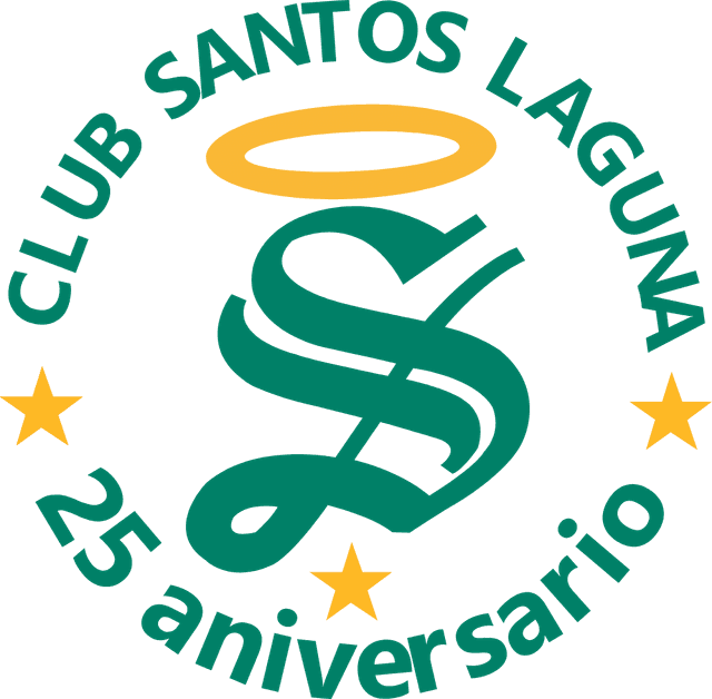 santos laguna 25 aniversario Logo download
