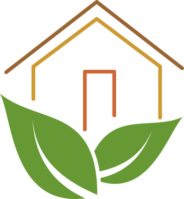 Green Leaf House Logo Template download