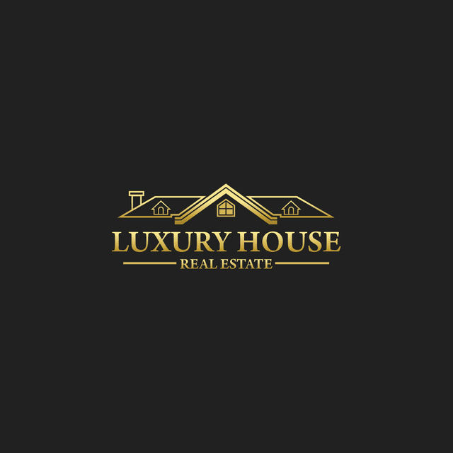 luxury house Logo Template download