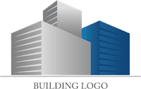 3d Building Design Logo Template download