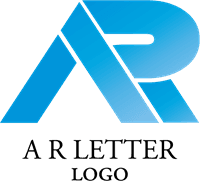 A R Letter Idea Logo Template download