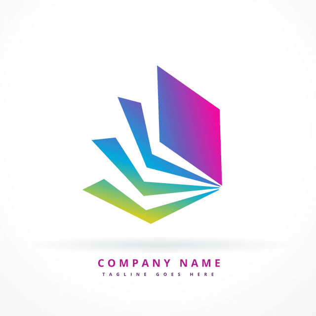 Abstract Shape Colorful Logo Template download
