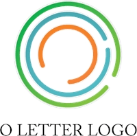 Alphabet O Design Logo Template download
