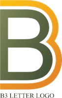B3 Letter Design Logo Template download