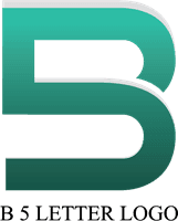 B5 Letter Design Logo Template download