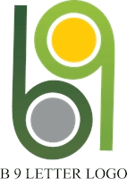 B9 Letter Logo Template download