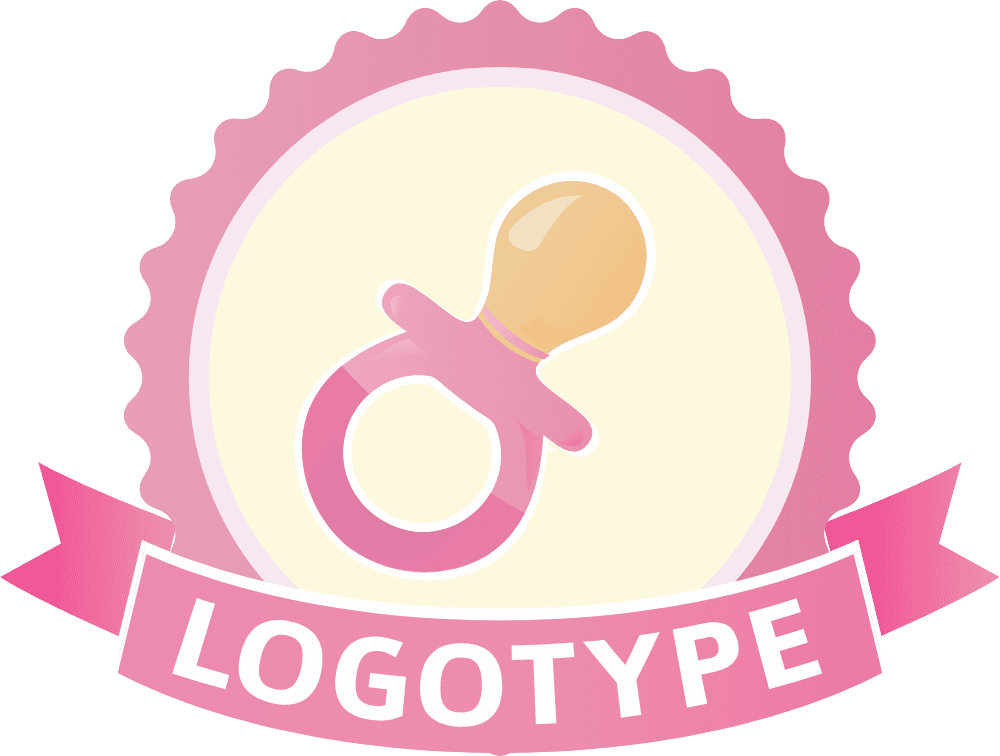 Baby Pacifier Logo Template download