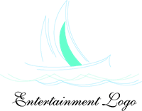 Beach Sea Boat Entertainment Logo Template download