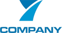 Blue Y Logo Template download