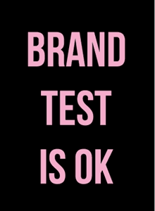 Brand Test is Ok Logo download