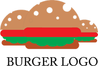 Burger Food Logo Template download
