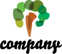 Company Watercolor Tree Logo Template download