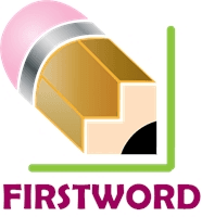 Cute First Word Education Logo Template download