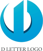D Letter Idea Logo Template download