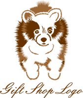 Dog Gift Shop Art Drawing Logo Template download