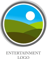 Entertainment Sun Logo Template download