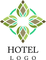 Fashion Hotel Floral Logo Template download