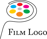 Film Roll Logo Template download