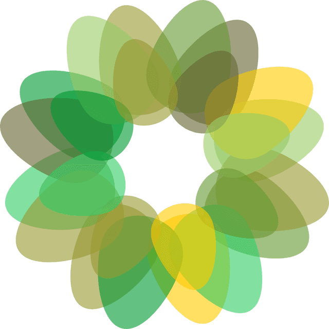 Flower Green Leaf Art Logo Template download