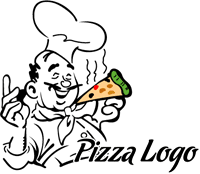 Food Pizza Chief Logo Template download