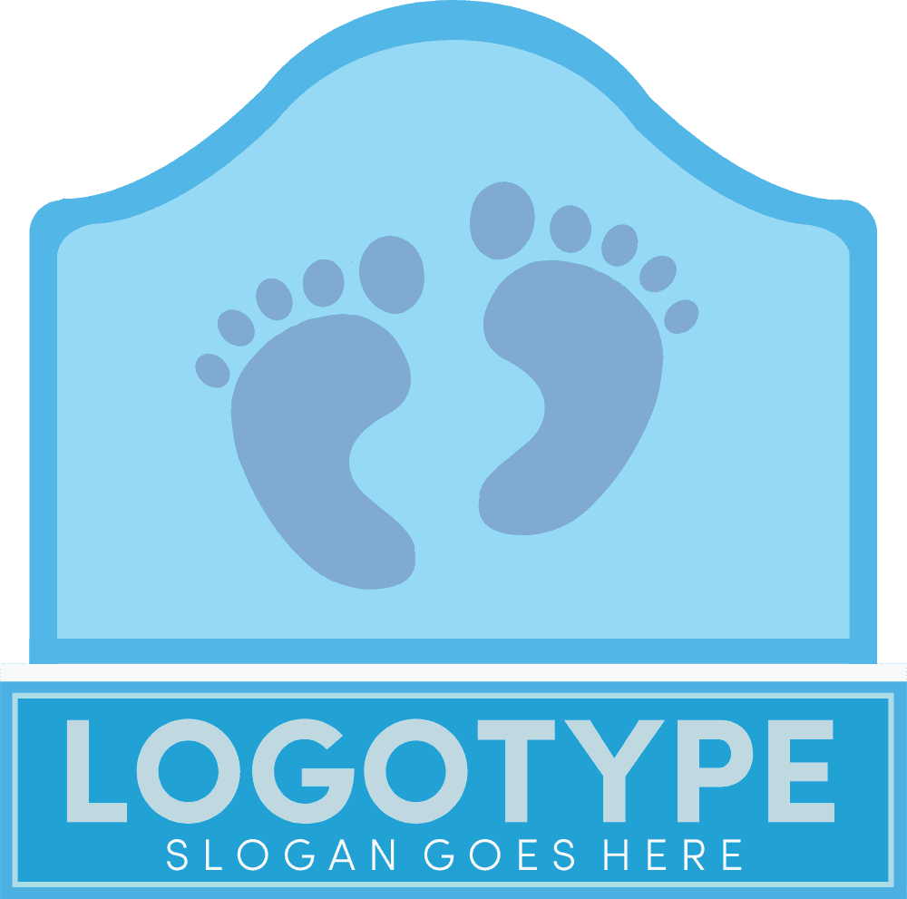 Footprints Logo Template download