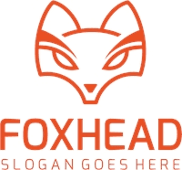 Fox Head Logo Template download