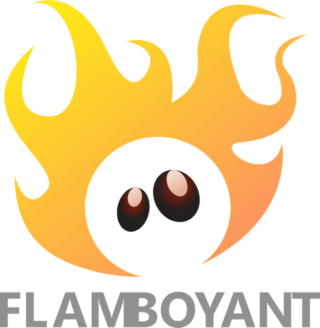 Funky Flame Boy Logo Template download
