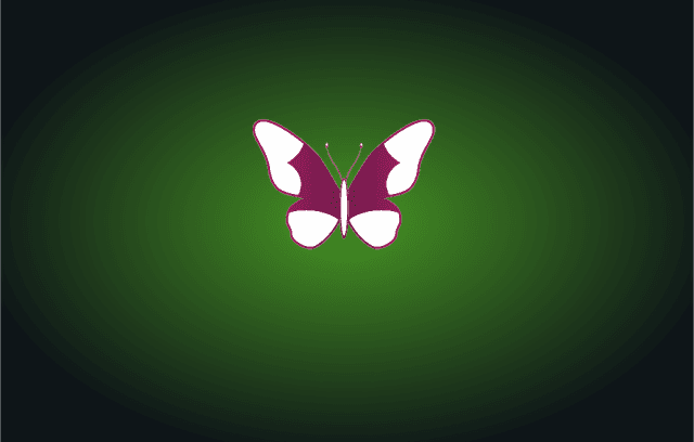Glossy Butterfly Logo Template download