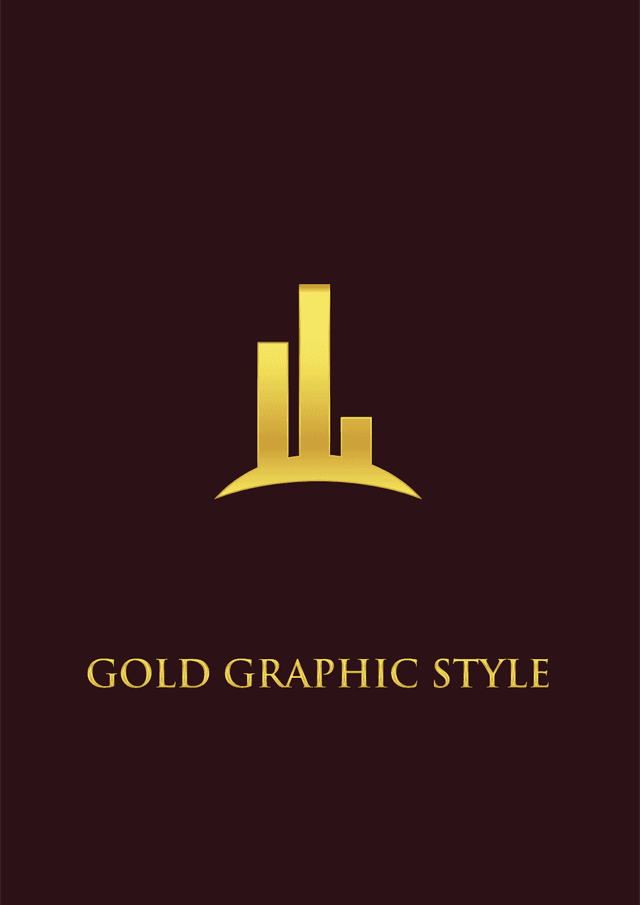 Gold Graphic Logo Template download