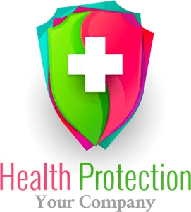Health protection Logo Template download