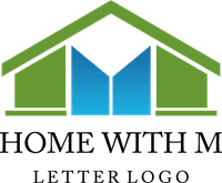 Home Building Construction M Letter Logo Template download