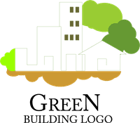 Home Construction Building Green Logo Template download