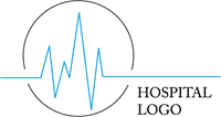 Hospital ECG Logo Template download