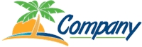 Island Travel Logo Template download