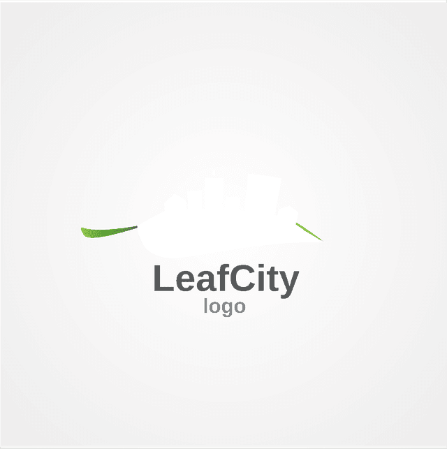 Leaf city Logo Template download