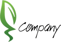 Leaf Squiggle Logo Template download