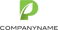 Letter P Plant Logo Template download