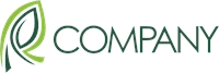 Letter R Leaf Logo Template download