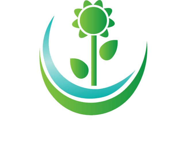 Moon Flower Logo Template download