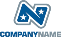 N Stars Logo Template download
