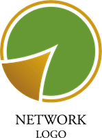 Network Web V Letter Logo Template download