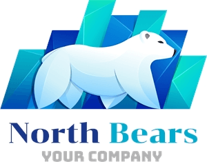 North bears Logo Template download
