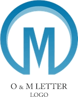 O M Letter Logo Template download