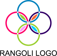 Rangoli Colour Art Logo Template download